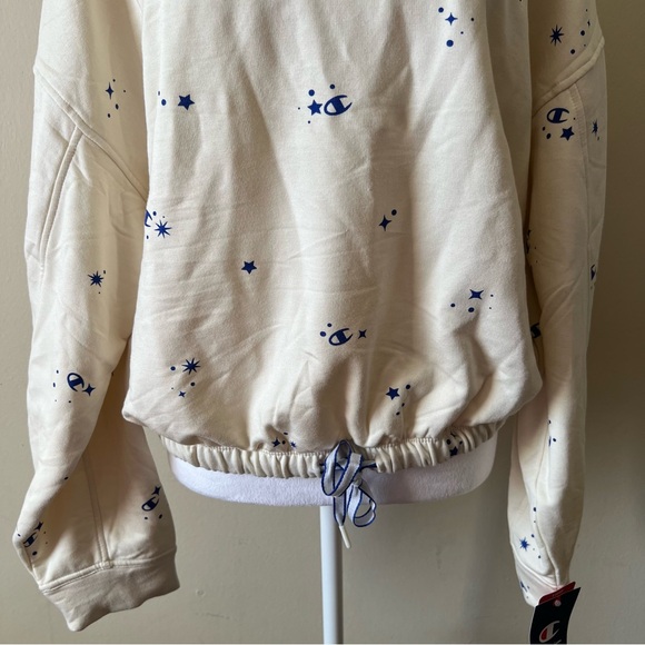 CHAMPION Athleticwear Adjustable Drawstring Hem Crewneck Pullover Sweatshirt NWT - Picture 3 of 11